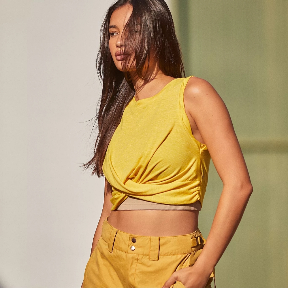 Canary Yellow Crop Top